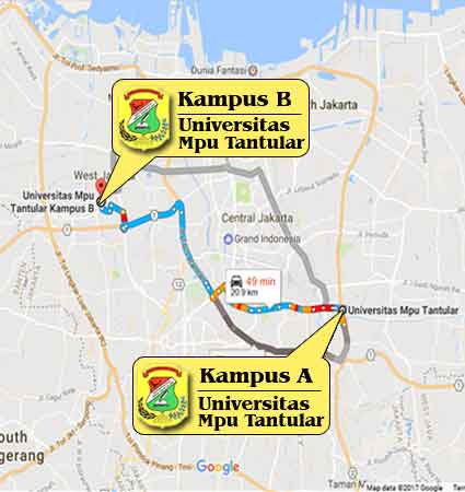 Google Map Mpu Tantular Kedoya Jakarta  Nomor